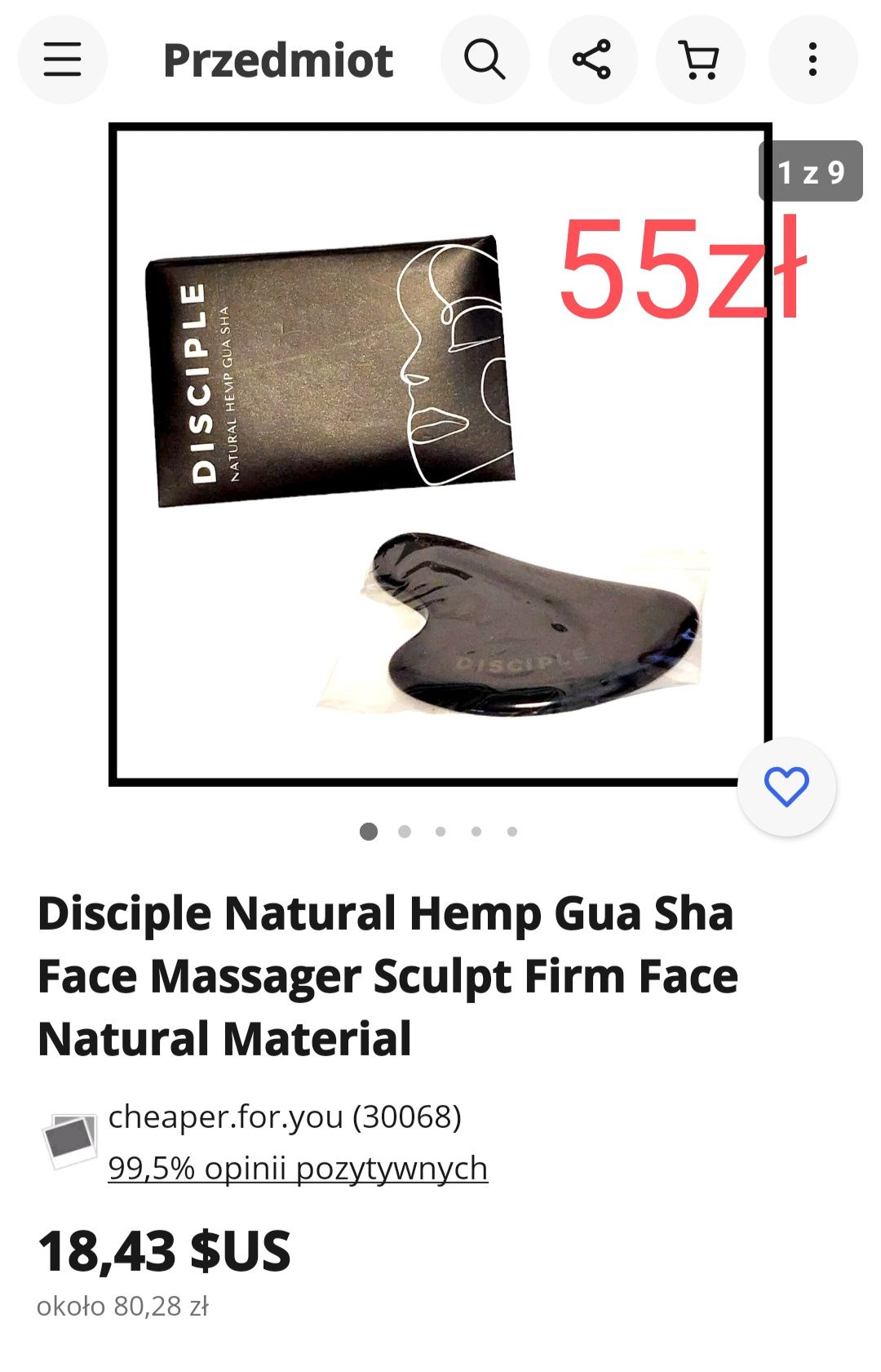 Kamień Gua Sha Disciple