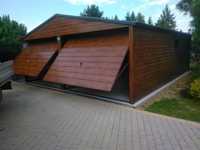 Garaż Drewnopodobny Dwuspadowy Dwustanowiskowy Bez pozwolenia