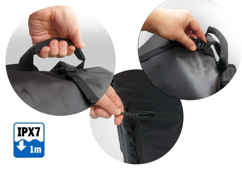 Plecak na kajak packraft motocykl lekki TPU 30l wodoszczelny 100% IPX7