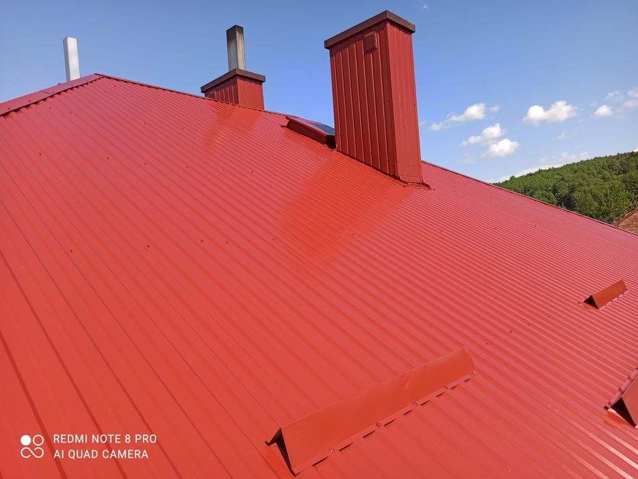 Malowanie dachów i elewacji