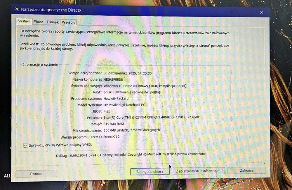 HP Pavilion G6 Notebook,Laptop - superszybki!!! uruchamia się w 7 sek.