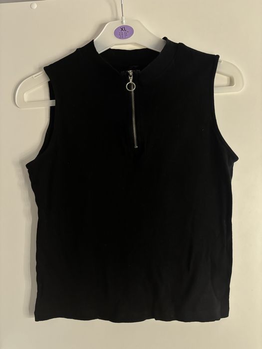 Top halter z suwakiem