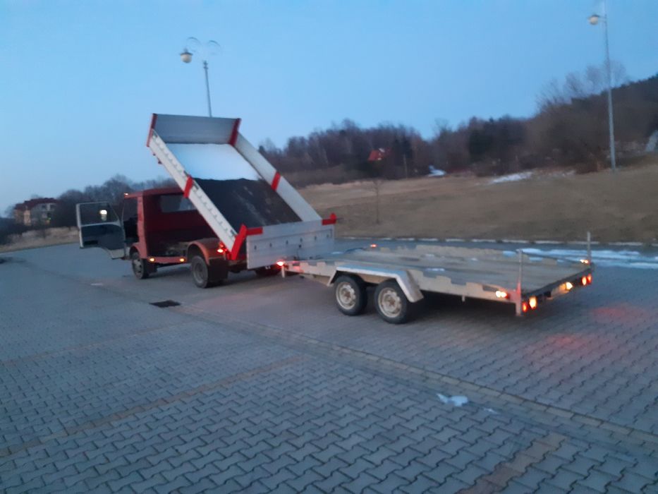 Transport do 3,5T+ laweta + minikoparka