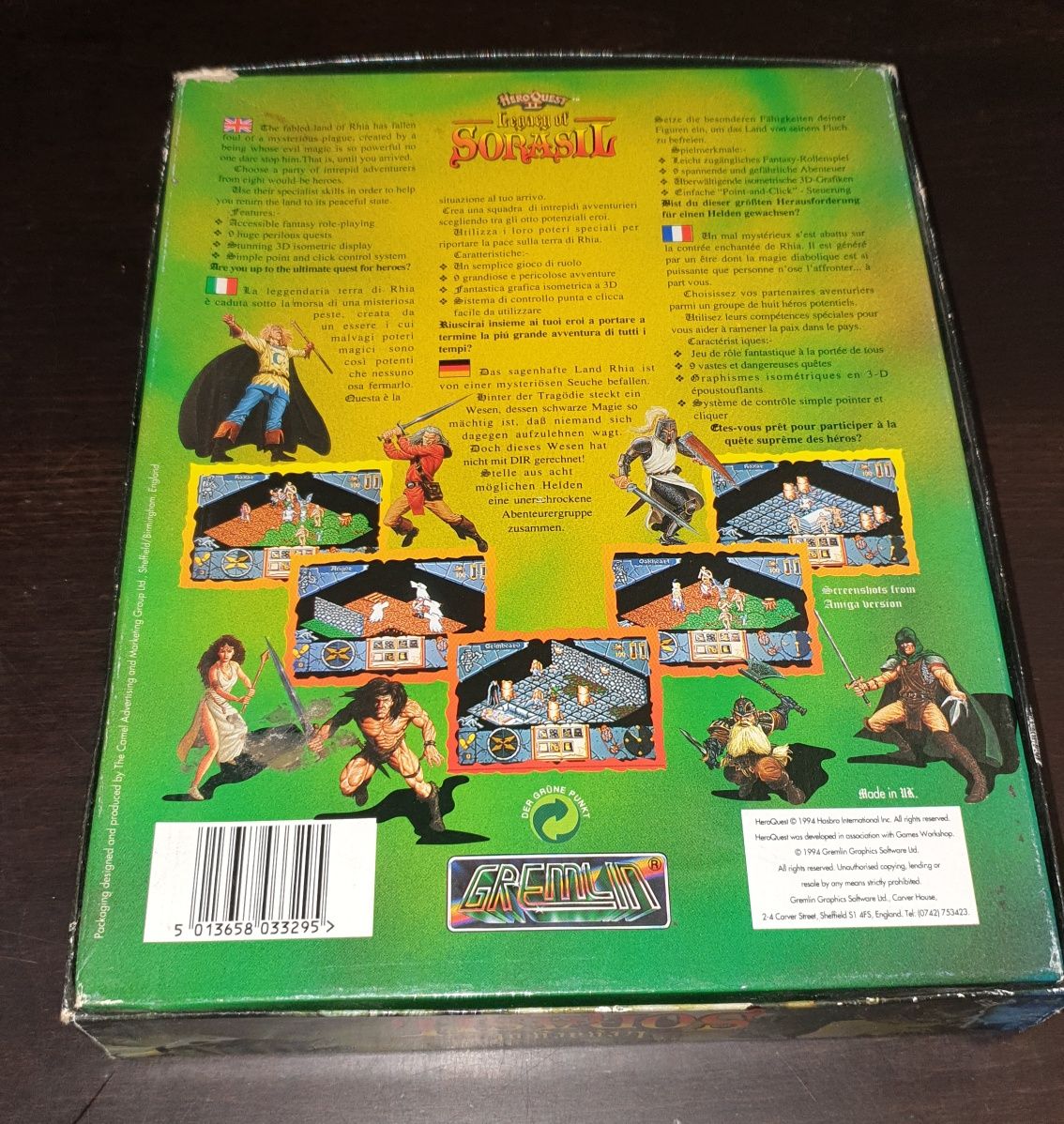 Legacy of Sorasil - Hero Quest II - Big Box - Unikat