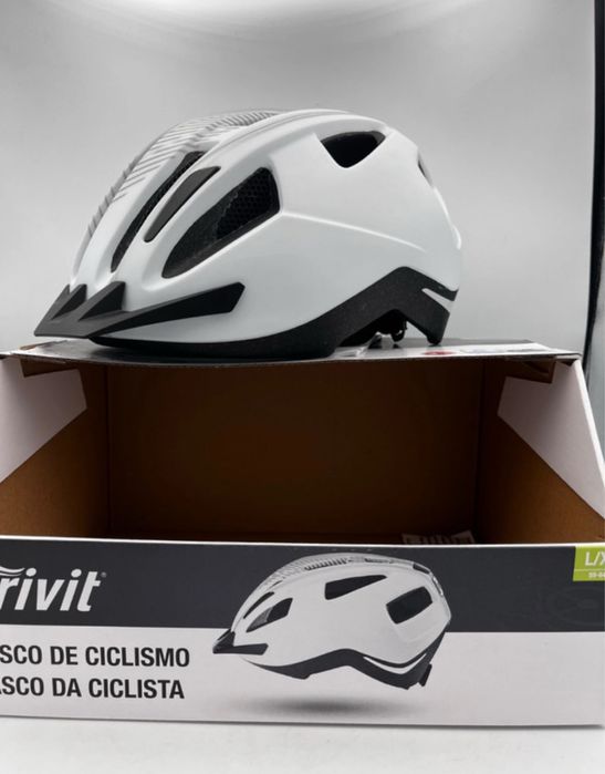 Nowy kask rowerowy Crivit led r. L/XL 59-64cm