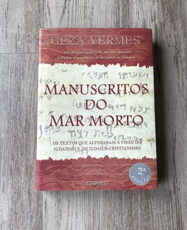 Livro novo: "Manuscritos do Mar Morto", de Geza Vermes