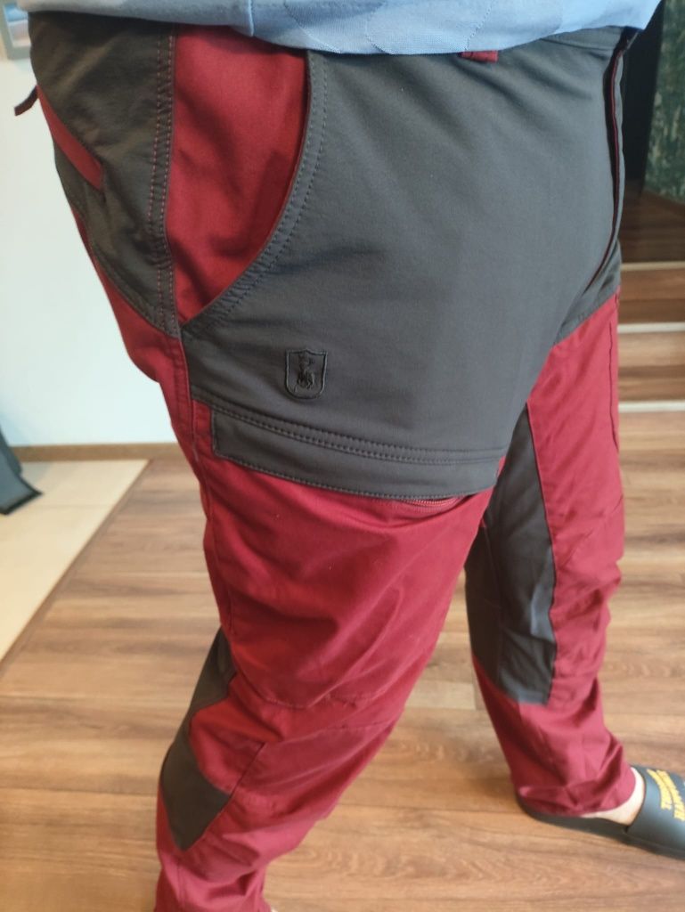 Duże spodnie myśliwskie Deerhunter Strike funkcyjne techniczne trekkin