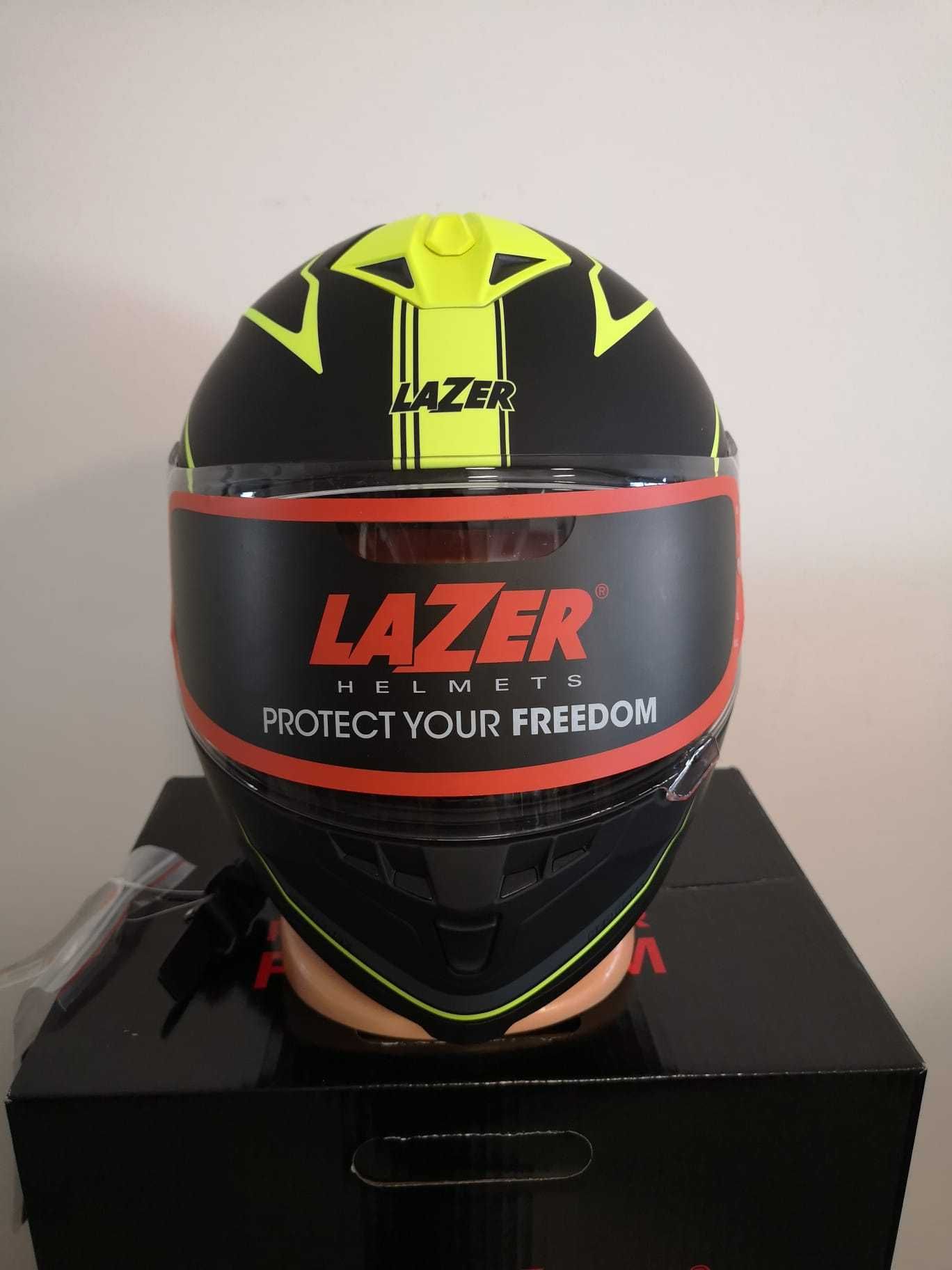 Kask LAZER Vertigo EVO Race r. M, r. L, r. XL Black- Yellow Fluo- Matt