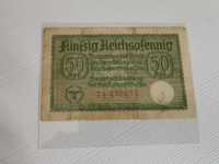 Banknot niemiecki II wojna