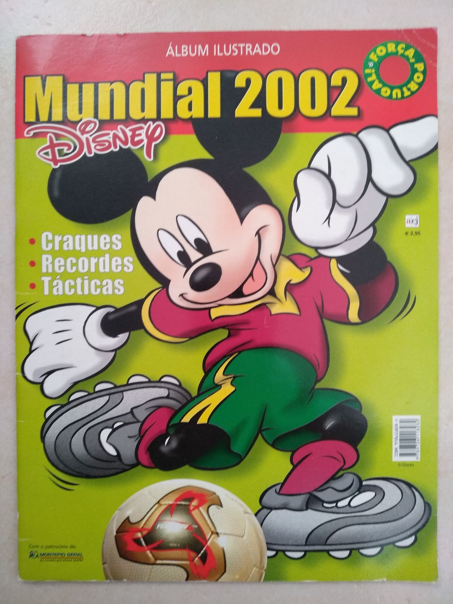 Álbum ilustrado do Mundial 2002 da Disney