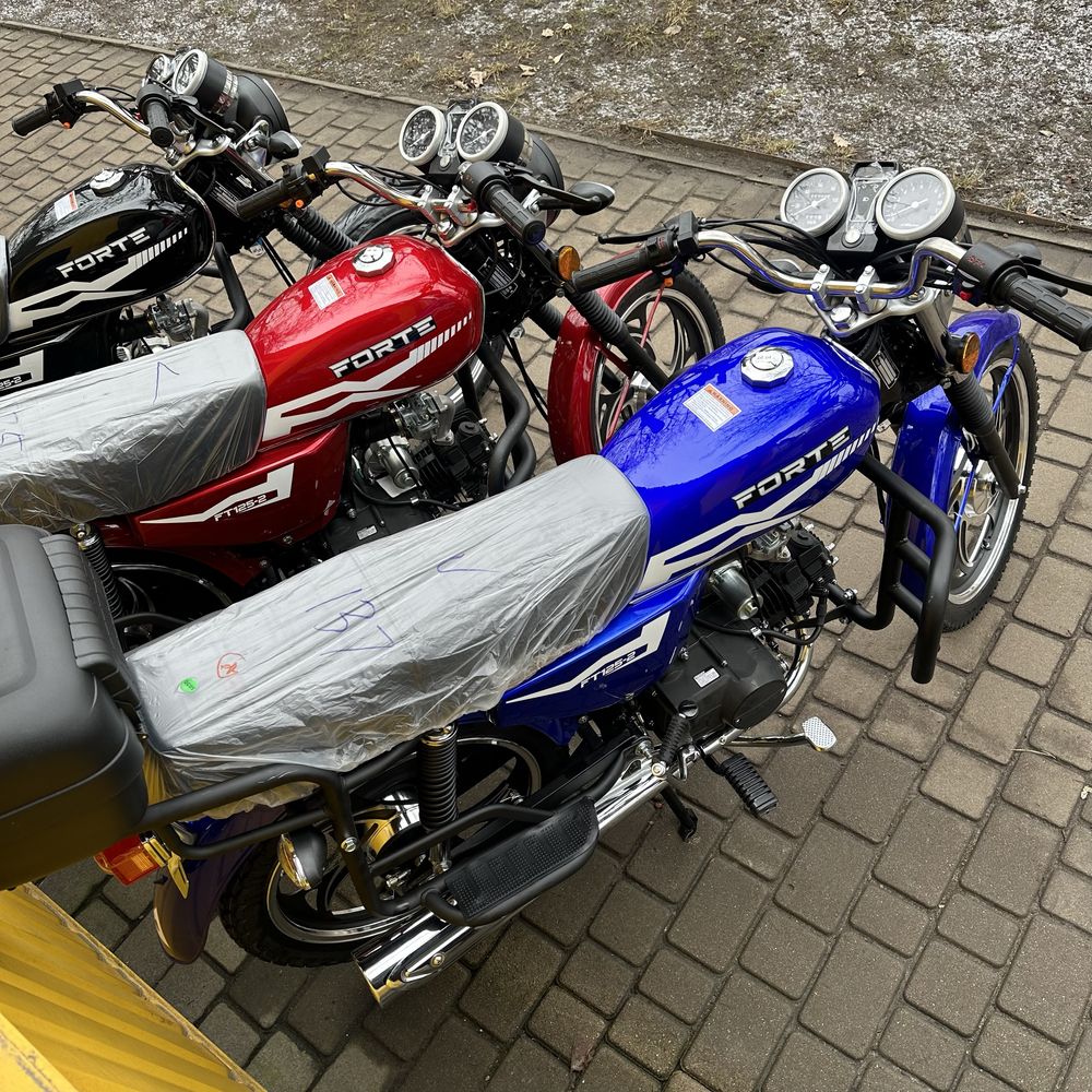Новий мотоцикл Forte FT125-2 Alfa 2024р. мопед альфа | 1 рік Гарантії