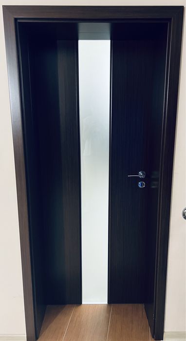 Drzwi wewnetrzne prawe brązowe venge 200x80 3 sztuki