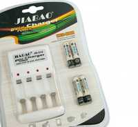 Комплект зарядное устройство + батарейки аккумуляторы Jiabao 212 AAA!!