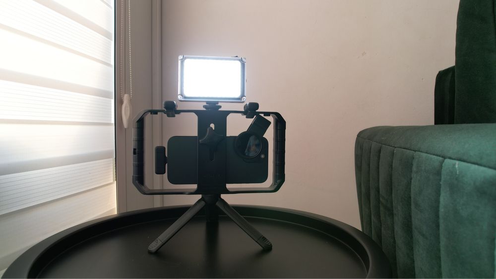 Vlogger kit zestaw do vlogowania ulanzi LED Filtr ND 7Ryms Rimo S1
