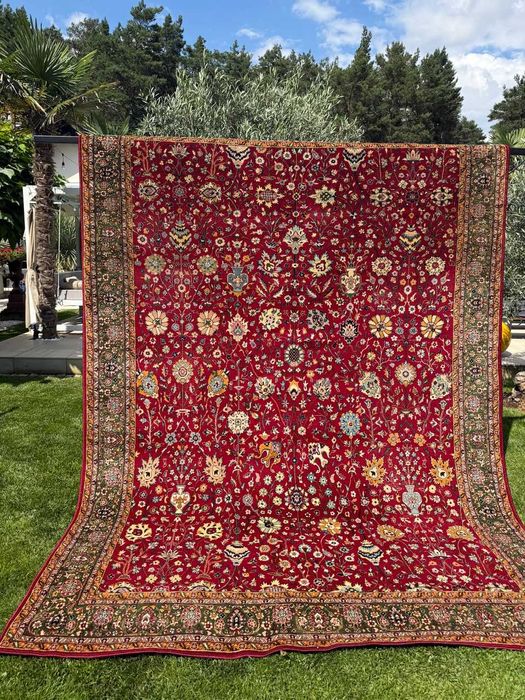 Vintage Dywan Perski Tkany Wełniany Iran Keshan 330x250 gal. 15 tyś