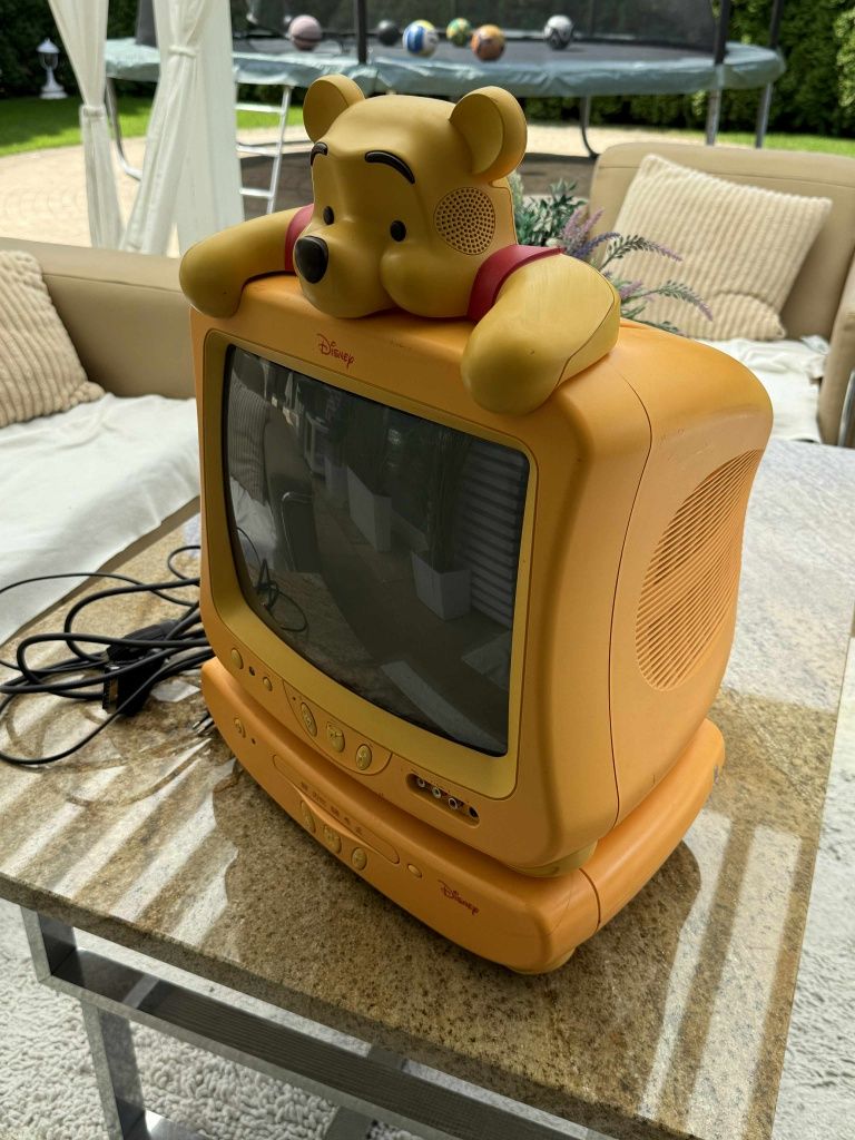 Telewizor + DVD Kubuś Puchatek Disney CRT 13 Cali