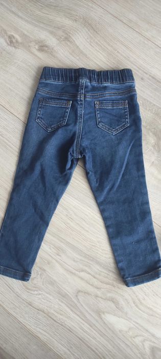 Spodnie jeansowe mięciutkie 80