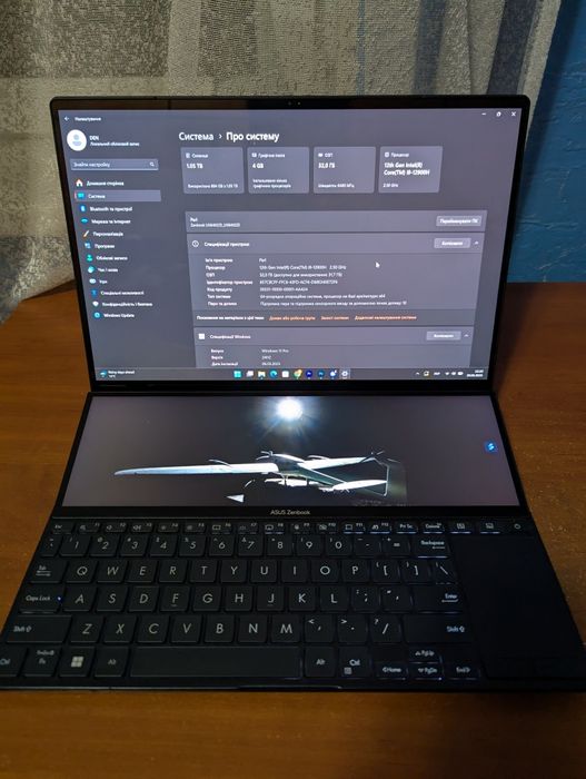 Asus zenbook duo ART, i9, 32GB, 3050ti. 1TB