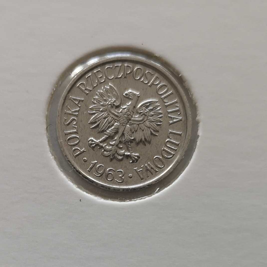Moneta PRL 5 groszy 1963r.Al.Stan monety widoczny na zdjęciach.