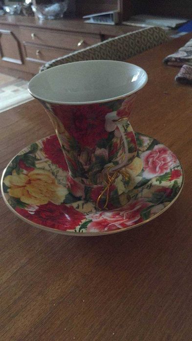 Фарфоровая Чайная пара