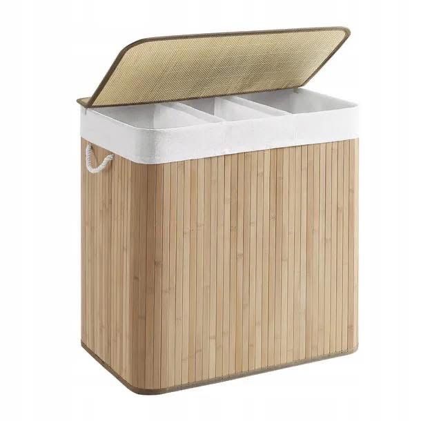 Kosz na pranie bambus