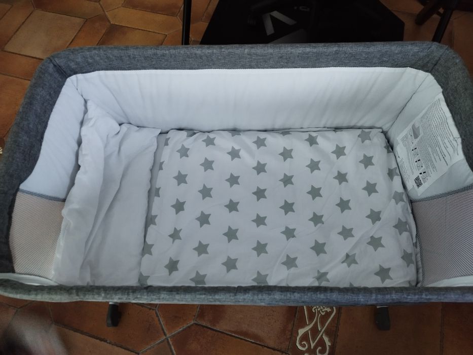 Mini berço asalvo cinza