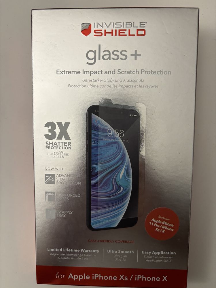 Zagg Szkło Glass+ iPhone 11 Pro/X/XS