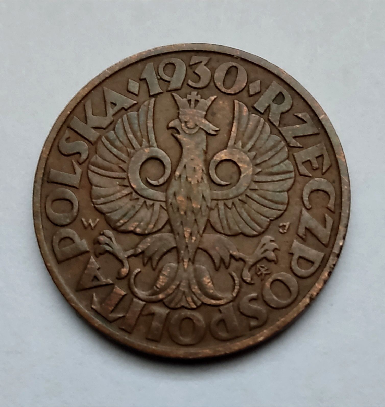Moneta 5 groszy 1930 r.