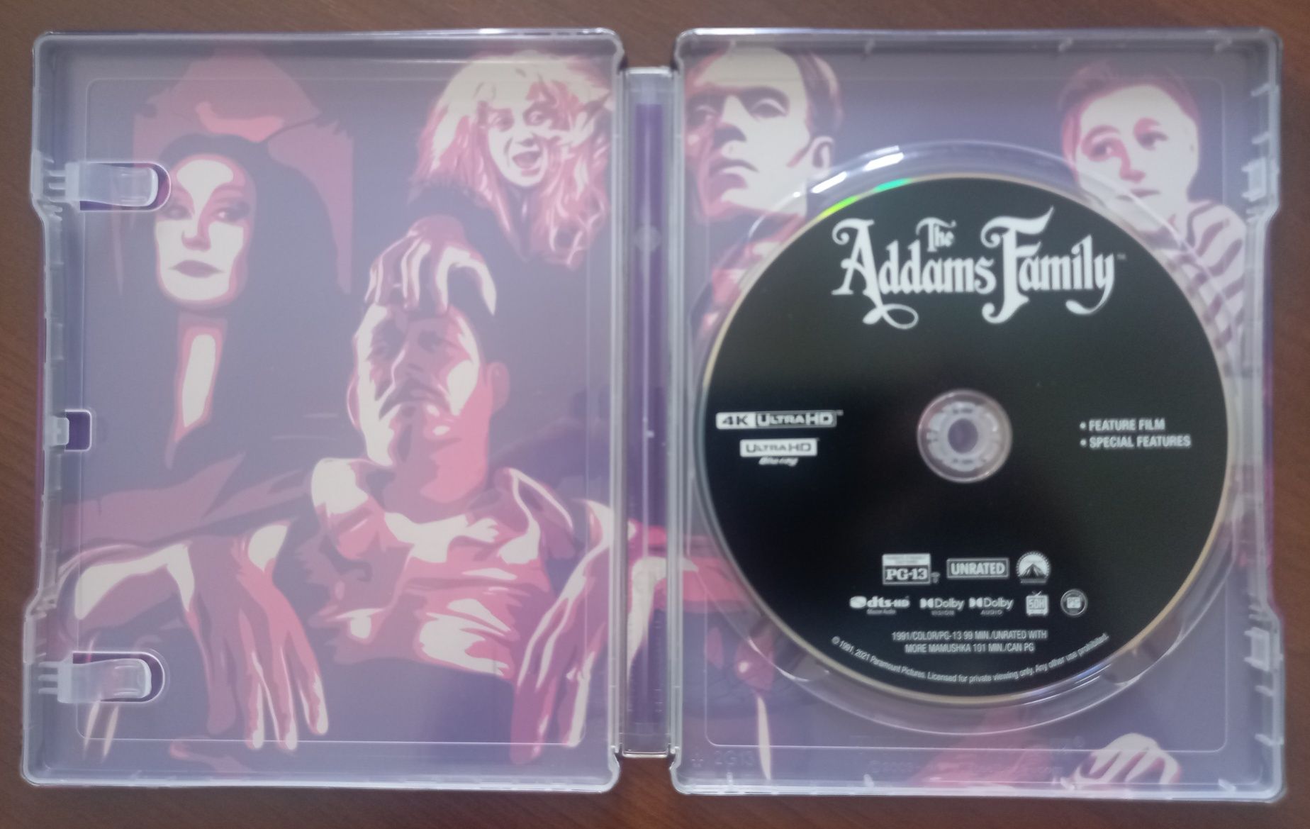 Rodzina Addamsów 4K (1xBlu-Ray 4K) Steelbook USA (REGION FREE) BRAK PL