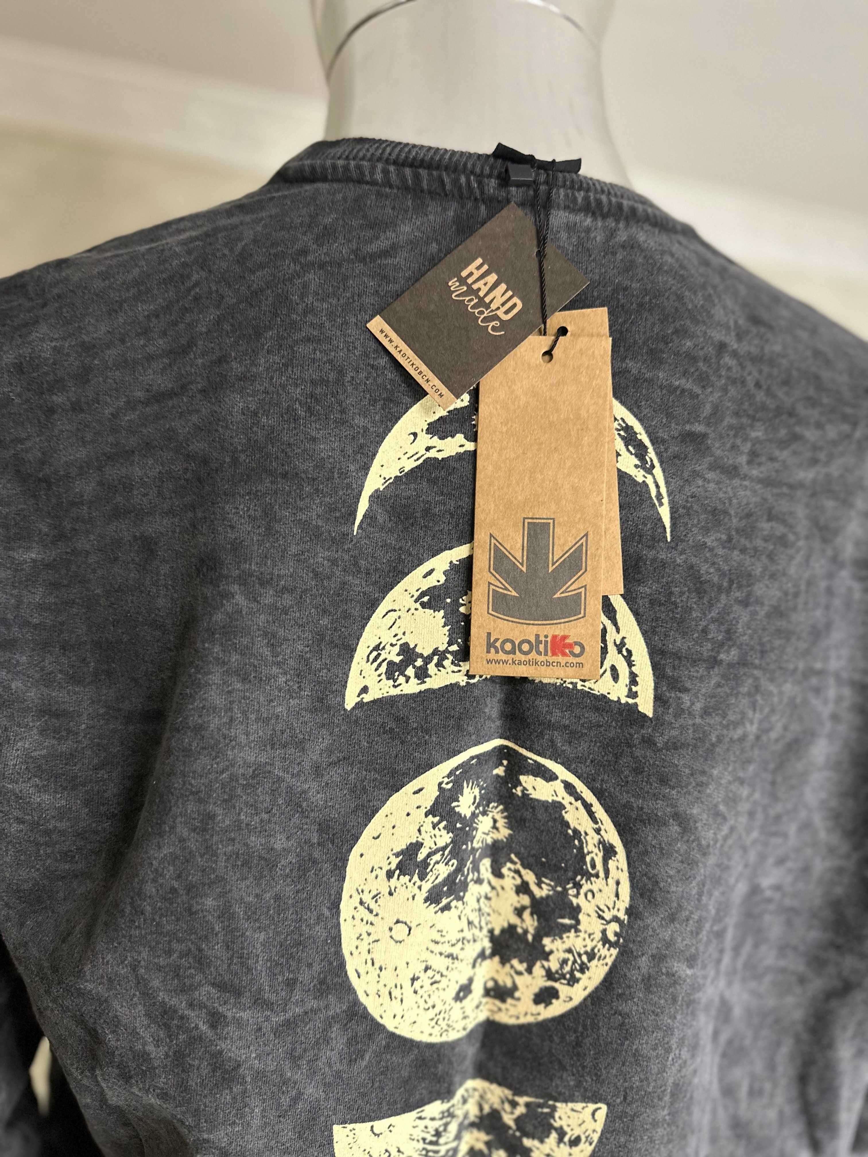 Bluza Męska Kaotiko Moon szara rozmiar. S