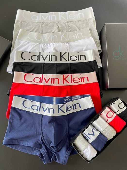Укороченные трусы Келвин Кляйн Steel. Чоловічі боксери Calvin Klein