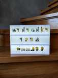 Lightbox tablica podświetlana LED Minionki