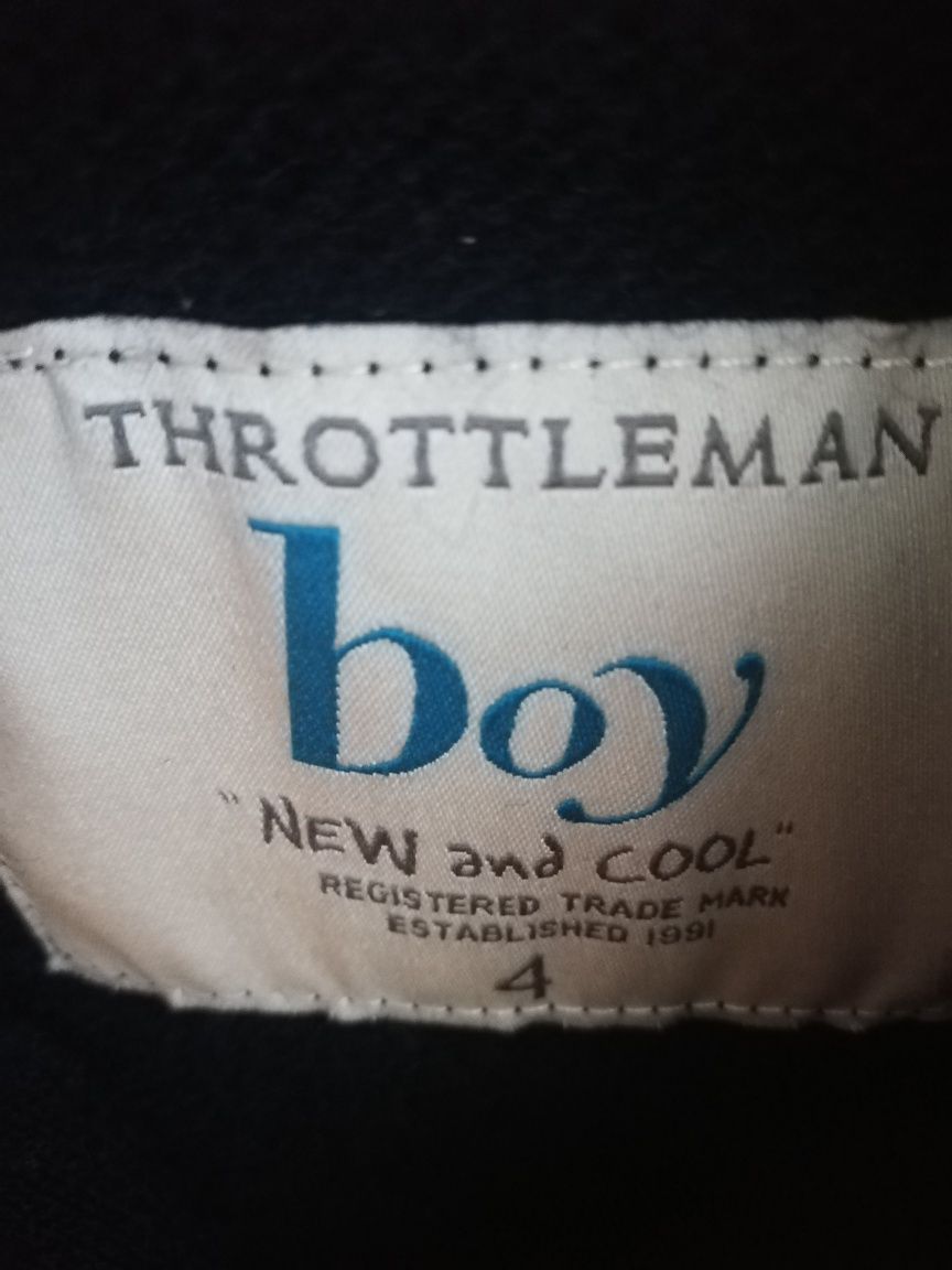 Casaco em lã com capuz Throttleman 4 anos