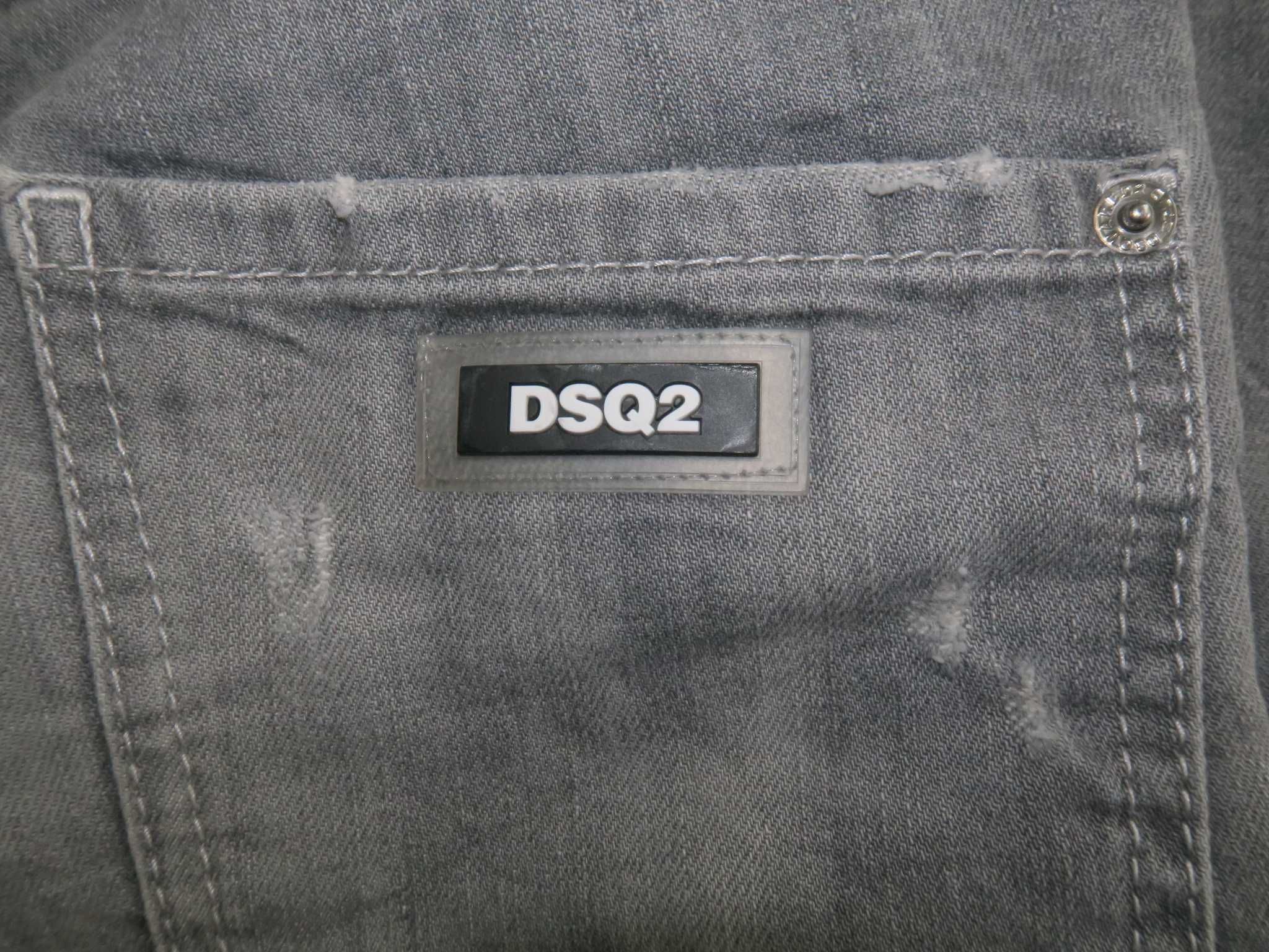 Dsquared2 spodnie jeansy skinny XS