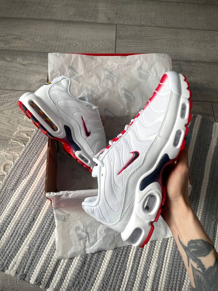 Buty Nike Air Max TN plus Red White Bloodshots 40-45 męskie trampki