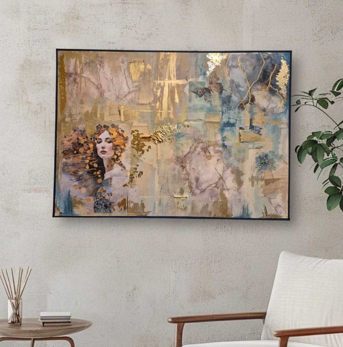 ARIA obraz malowany w stylu mixed art