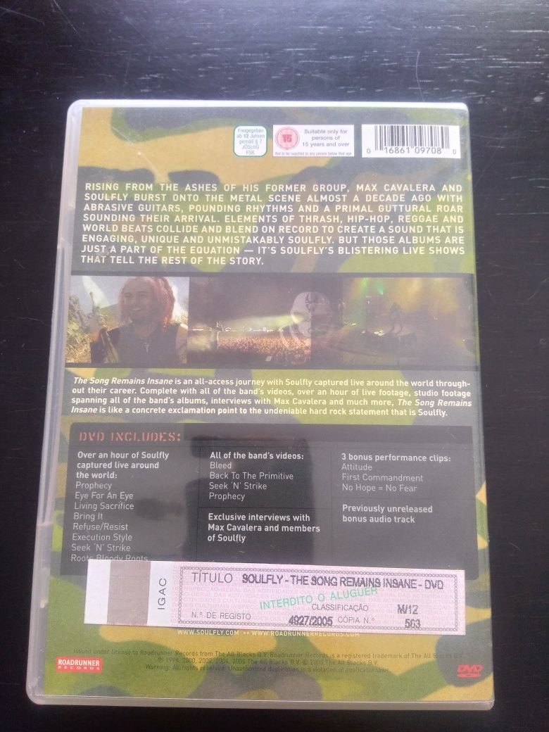 Primeiro DVD Soulfly oficial