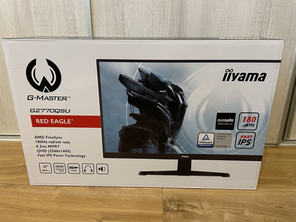 NOWY monitor iiyama G-Master G2770QSU-B6 „Red Eagle”