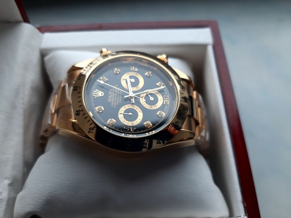 Rolex Daytona Oyster Perpetual Cosmograph zegarek piękny złoty