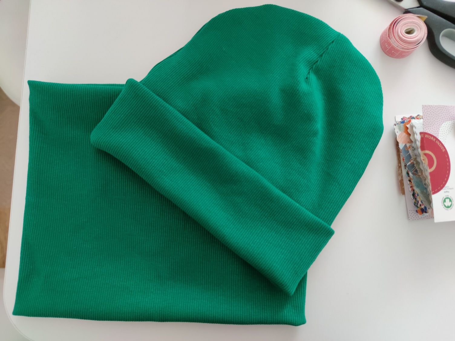 Czapka beanie + komin, komplet, czapka damska męska dziecięca
