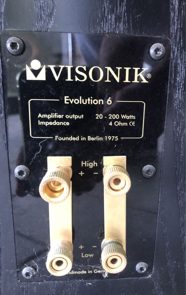 colunas som Visionik Evolution 6