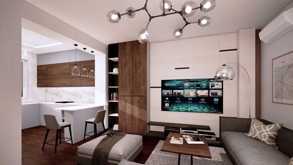 Авторський дизайн інтер’єру з повним пакетом креслень