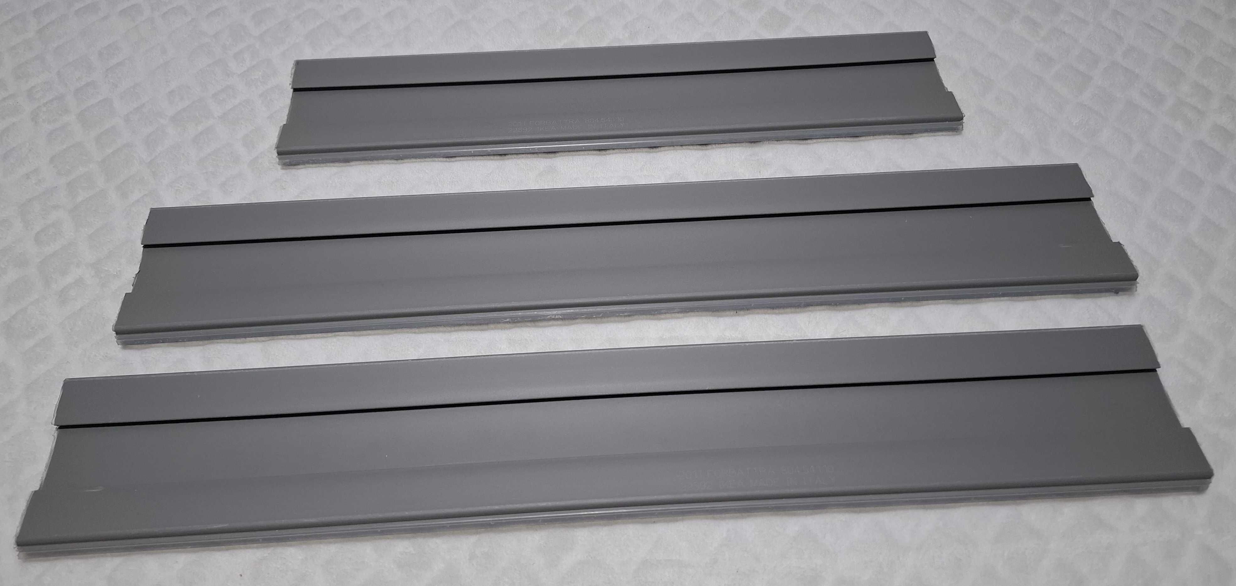 FORBATTRA cokół 220x8 (804.541.10), ciemnoszary, trzy odcinki (IKEA)