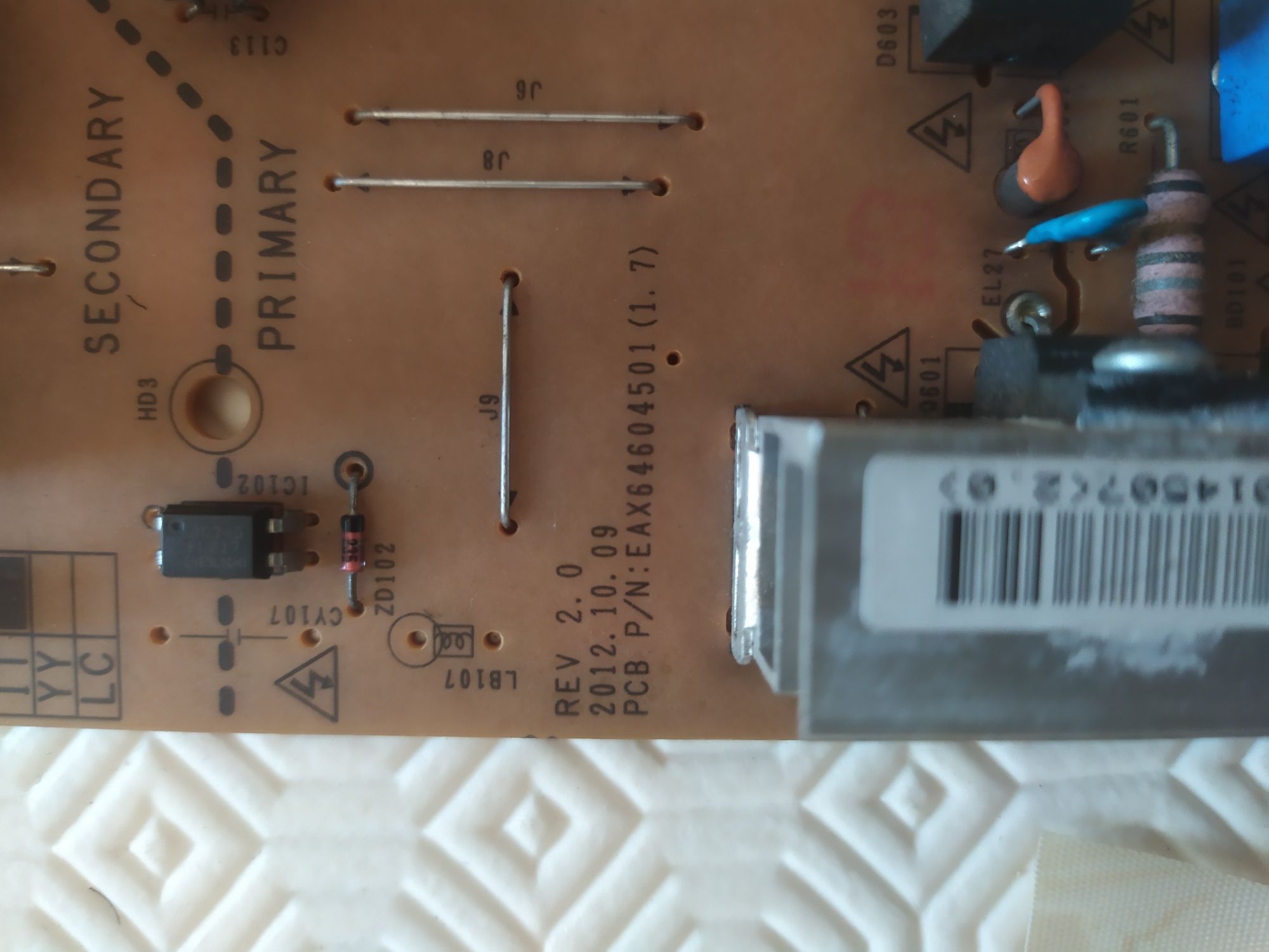 LG 42LS3400 para peças