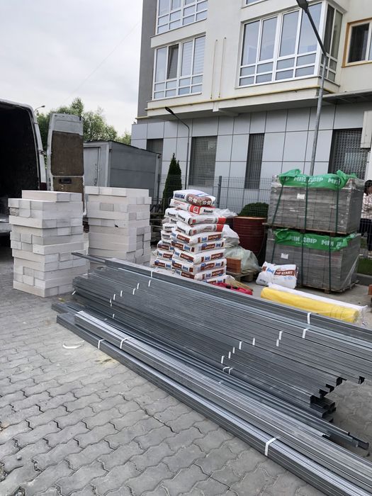 Гіпсокартон доставка Шпаклівка Профіль для гіпсокартону Мінвата Осб