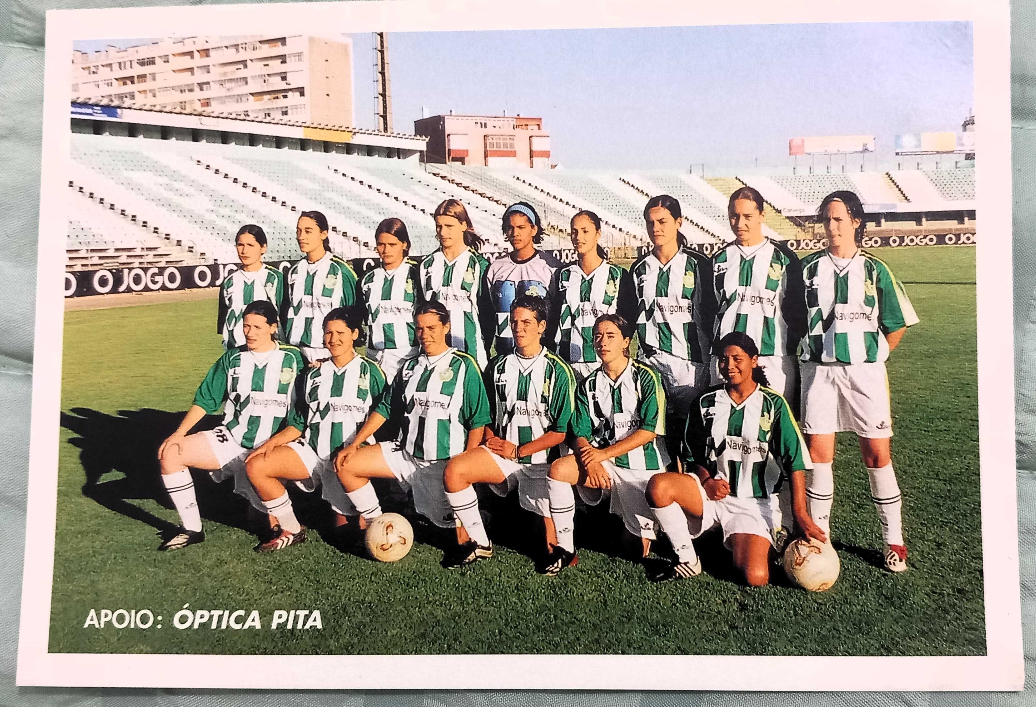 Postal 1ª equipa Feminina do Vitória de Setúbal