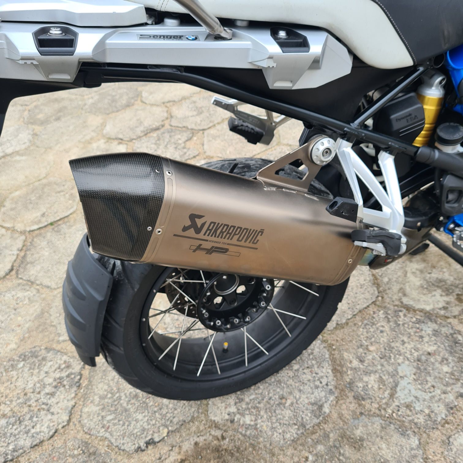 Bmw Gs1200 rallye, akrapovic