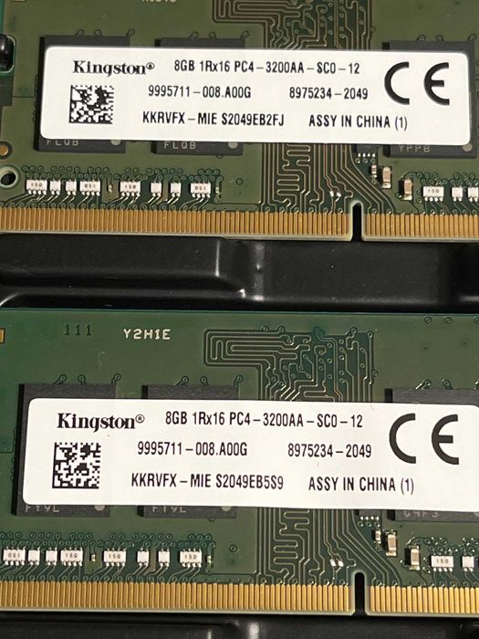 Pamięć RAM Kingston pojedyńcza kości 8GB 3200MHz DDR4 do laptopa