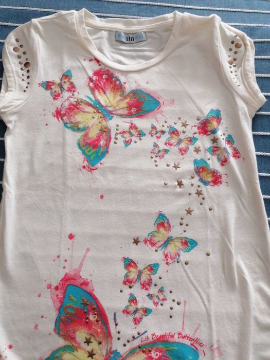 Lote 3 t-shirts menina 6 anos