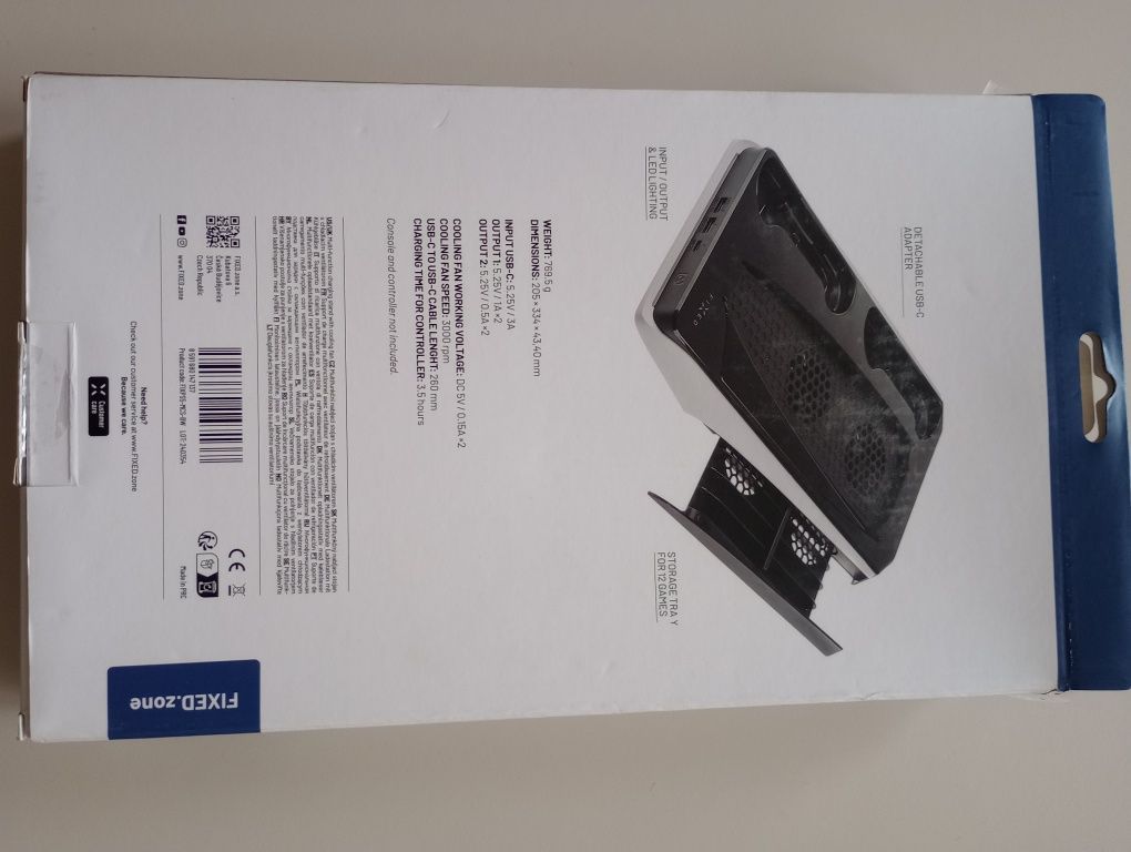Stacja chłodząca do PS5 Fixed